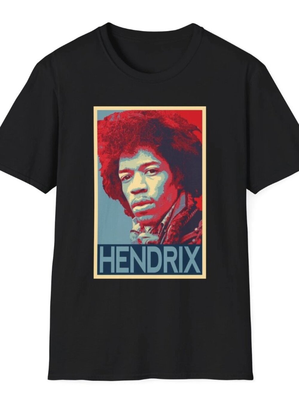 Jimi Hendrix, Graphic T-Shirt  Rock Band Tee